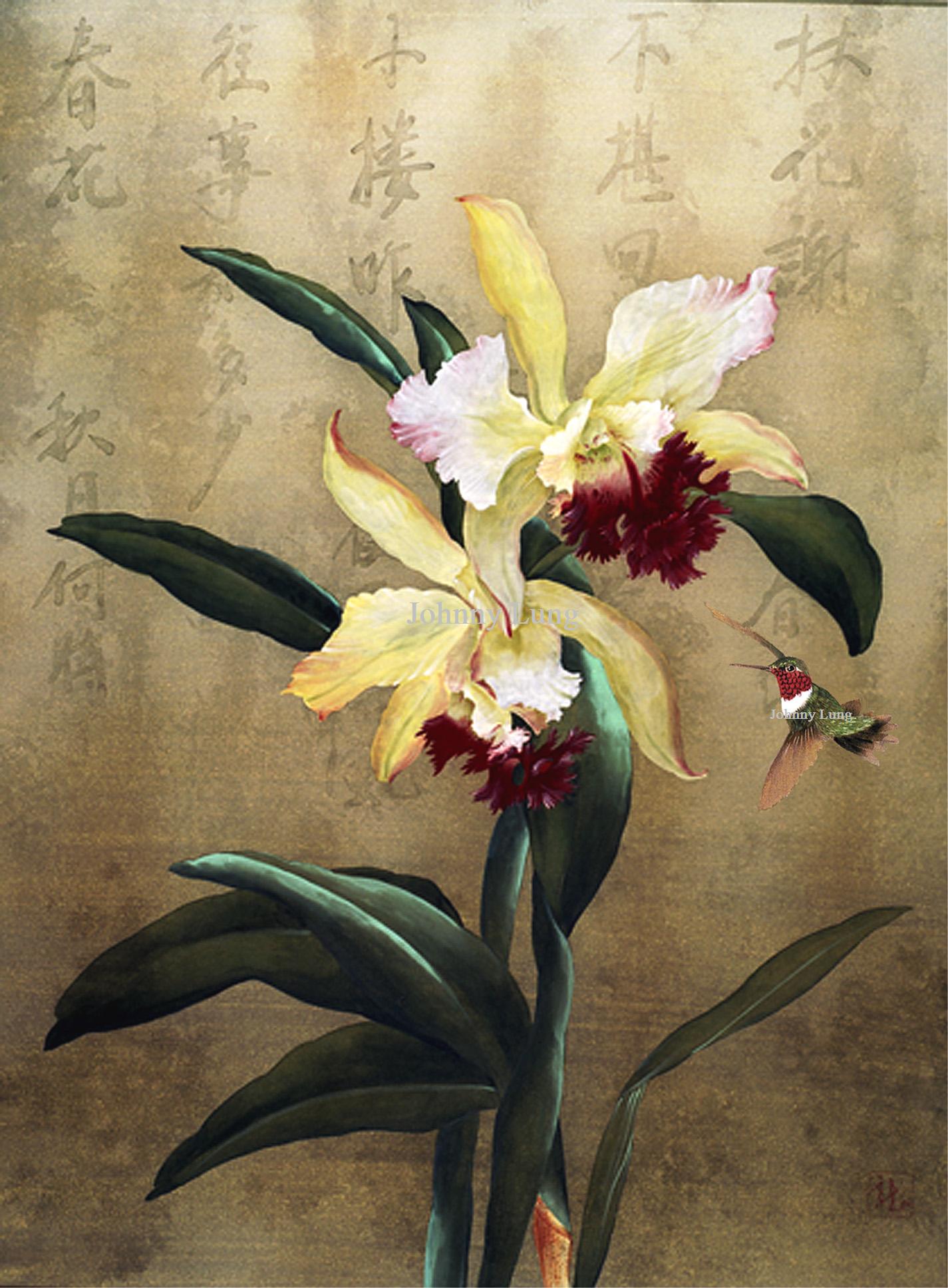 Chinese Orchid Painting